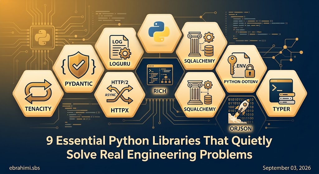 9 Essential Python Libraries That Quietly Solve Real Engineering Problems