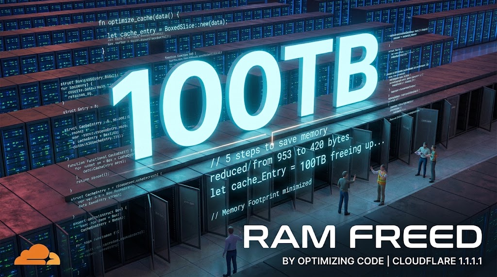 How Cloudflare Saved 100 Terabytes of RAM Without Buying a Single Server.